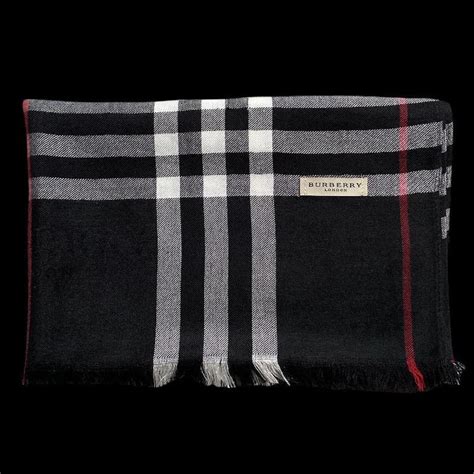 burberry black plaid blanket scarf|authentic Burberry plaid scarf.